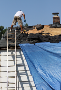 Removing old shingles